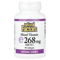 Natural Factors, Gemischtes Vitamin E, 268 mg (400 IU),...