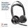Poly - Voyager Focus 2 UC USB-A Headset (Plantronics) Bluetooth Dual-Ear (Stereo) Headset with Boom Mic - USB-A PC/Mac Compatible - Active Noise Canceling - Works with Teams, Zoom & more #1