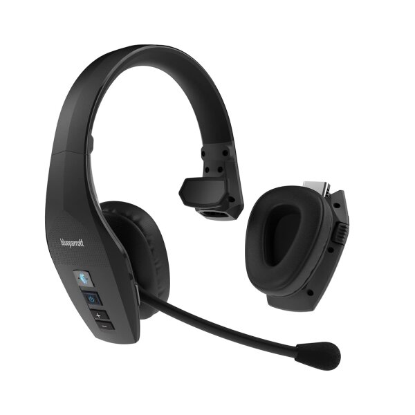 Jabra BlueParrott S650-XT Wireless Headset - 2in1 Convertible Stereo zu Mono Kopfhörer - 4 integrierte Mikrofone - 96% weniger Hintergrundgeräusche, mit Voice Control und Active Noise Cancelling #1