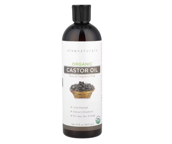 Viva Naturals, Organic Castor Oil, Bio-Rizinusöl, 473 ml