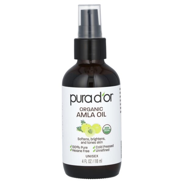 Pura Dor, Organic Amla Oil, Bio-Amlaöl, 118 ml