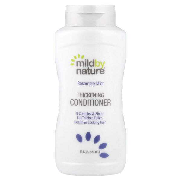 Mild By Nature, Thickening Conditioner, Volumen-Conditioner, B-Komplex und Biotin, Rosmarin-Minze, 473 ml