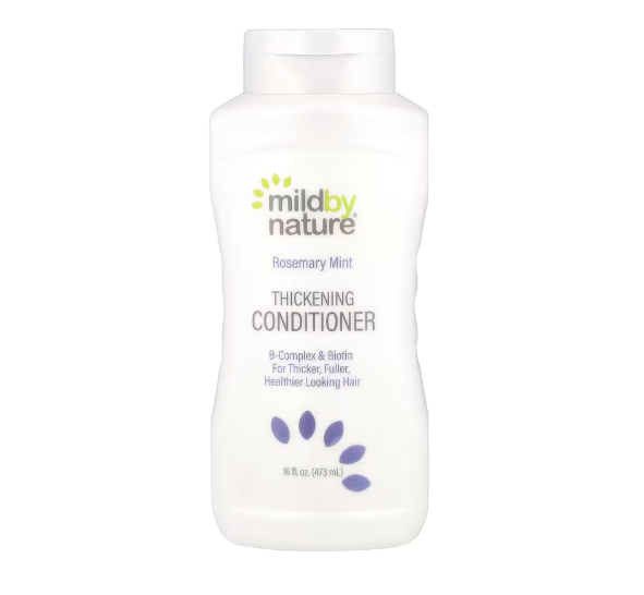 Mild By Nature, Thickening Conditioner, Volumen-Conditioner, B-Komplex und Biotin, Rosmarin-Minze, 473 ml