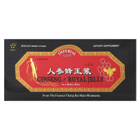 Imperial Elixir, Ginseng and Royal Jelly, Ginseng und Gelée Royale, 30 Flaschen, je 10 ml
