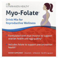Fairhaven Health, Myo-Folate, Drink Mix for Reproductive...