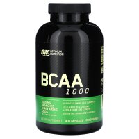 Optimum Nutrition, BCAA 1000, Nahrungsergänzungsmittel mit BCAA, 1.000 mg, 400 Kapseln