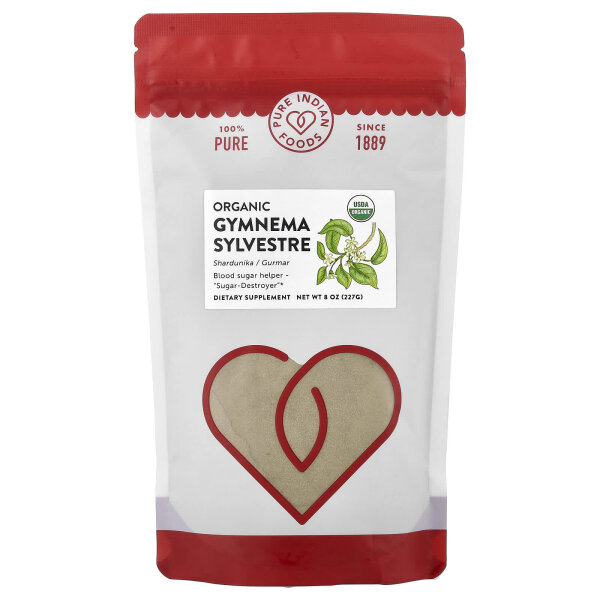 Pure Indian Foods, Organic Gymnema Sylvestre, 8 oz (227 g)