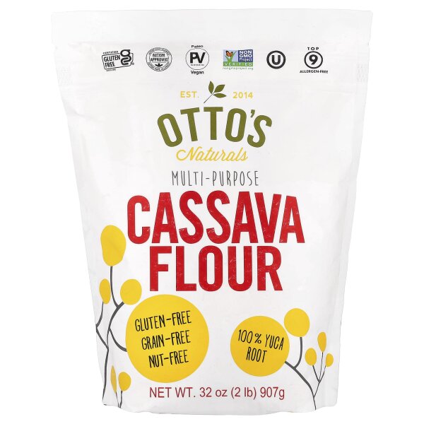 Ottos Naturals, Multi-Purpose Cassava Flour, Mehrzweck-Maniokmehl, 907 g