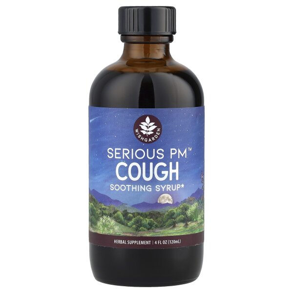 WishGarden Herbs, Serious PM™ Cough, beruhigender Sirup, 120 ml