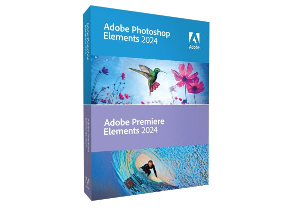 Adobe Photoshop Elements 2024 & Premiere Elements 2024 - Box-Pack - 1 Benutzer - Win, Mac - Englisch