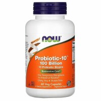 NOW Foods Probiotic-10, 100 Billion - 60 vcaps
