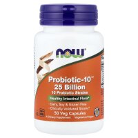 NOW FOODS Probiotisch-10 (probiotisch) 25 Milliarden Probiotic 50 Kapseln
