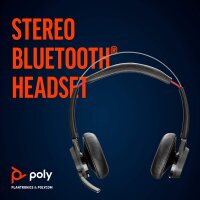 Poly Voyager Focus UC mit Ladeständer (Plantronics)...