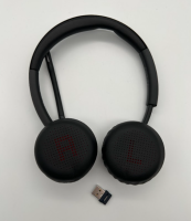 Poly Voyager 4320 UC schnurloses Headset – Stereo-Kopfhörer, Noise Cancelling-Mi