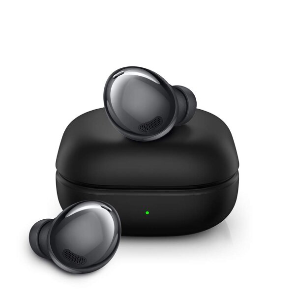 Samsung Galaxy Buds Pro Kabellose Kopfhörer Wireless Earbuds ausdauernder Akku, 3 Mikrofone, Sound by AKG, 2-Wege-Lautsprecher inkl. Araree Clear Cover, Phantom Black (Deutsche Version) #1 #1