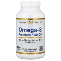 California Gold Nutrition, Omega-3, Premium-Fischöl,...