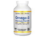 California Gold Nutrition, Omega-3, Premium-Fischöl,...