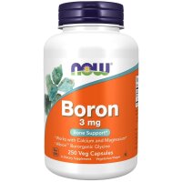 NOW FOODS, BORON, Knochen-Unterst?tzen 3mg 250 Kapseln