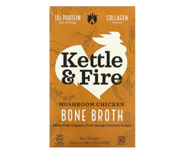 Kettle & Fire, Knochenbrühe, Pilz-Hühnchen, 479 g