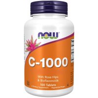 Now Foods, C-1000, Sustained Release, 100 Veg. Tabletten