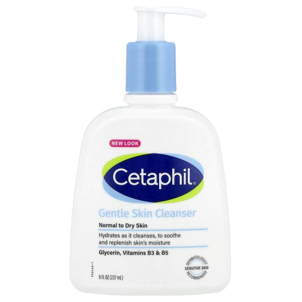 Cetaphil, Gentle Skin Cleanser, Fragrance Free, sanfter Reiniger für die Haut, ohne Duftstoffe, 237 ml