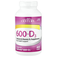 21st Century, 600+D3, Calcium- und...