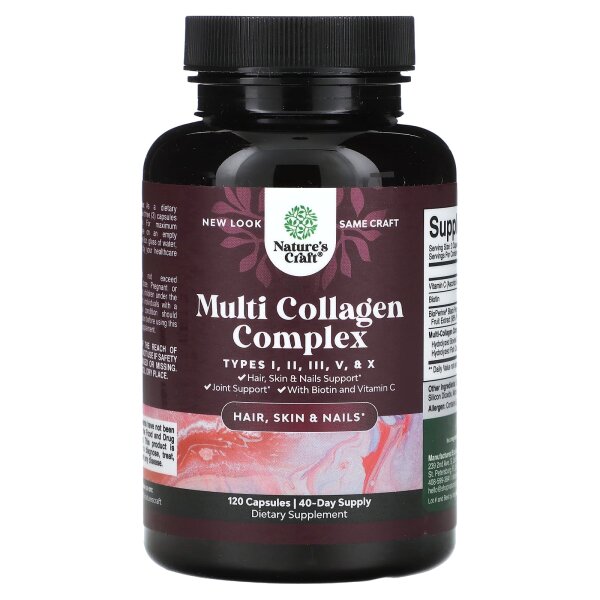 Natures Craft, Multi-Kollagen-Komplex, 120 Kapseln
