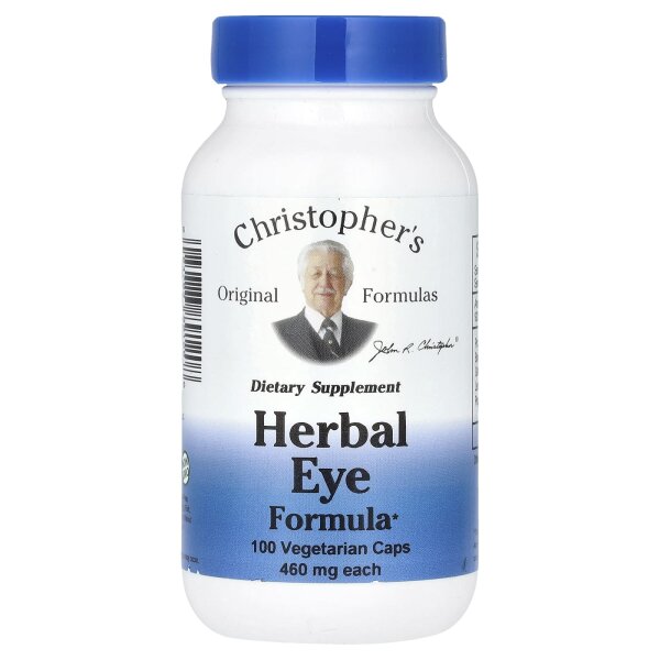 Christophers Original Formulas, Herbal Eye Formula, Augenformel, 920 mg, 100 vegetarische Kapseln