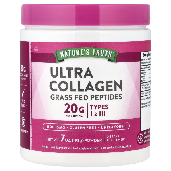 Natures Truth, Ultra Collagen Powder, geschmacksneutral, 198 g