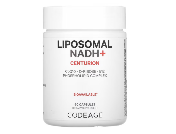 Codeage, Liposomales NADH+, Centurion, 60 Kapseln