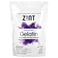 Zint, Gelatin Thickening Protein Powder, Gelatine Thickening Protein Powder, Proteinpulver von grasgefütterten Rindern, 454 g