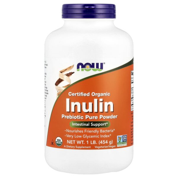 Now Foods, Certified Organic Inulin, 454g