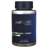 ProHealth Longevity, NADH + CoQ10, 60 Kapseln