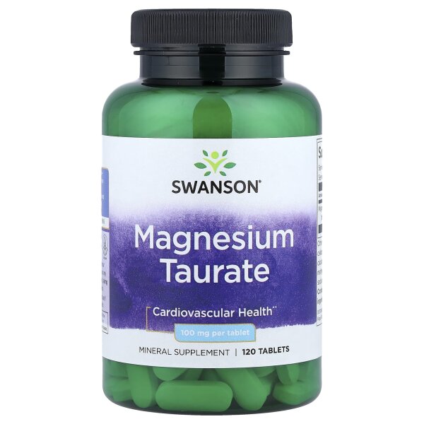 Swanson, Magnesiumtaurat, 100 mg, 120 Tabletten