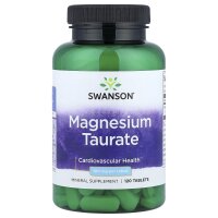 Swanson, Magnesiumtaurat, 100 mg, 120 Tabletten