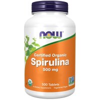 Now Foods, Certified Organic Spirulina, 500mg, 500 Veg....