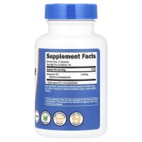 Nutricost, Berberine, Berberin, 1.200 mg, 60 Kapseln (600...