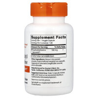 Doctors Best, Phosphatidyl Serine, Phosphatidylserin, 100 mg, 120 pflanzliche Kapseln
