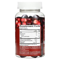 California Gold Nutrition, Cranberry & Probiotic Gummies, probiotische Fruchtgummis, natürliche Cranberry, 90 vegetarische Fruchtgummis