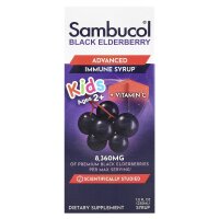 Sambucol, Kids, Black Elderberry, hochentwickelter Immunsirup, für Kinder ab 2 Jahren, 8.360 mg, 230 ml