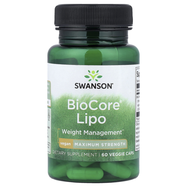 Swanson, BioCore Lipo, maximale Stärke, 10.000 FIP, 60 vegetarische Kapseln