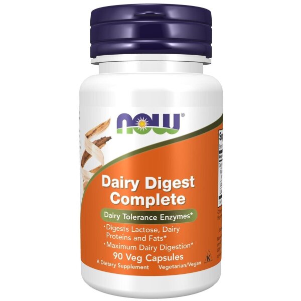 NOW Foods, Dairy Digest Complete; 90 pflanzliche Kapseln