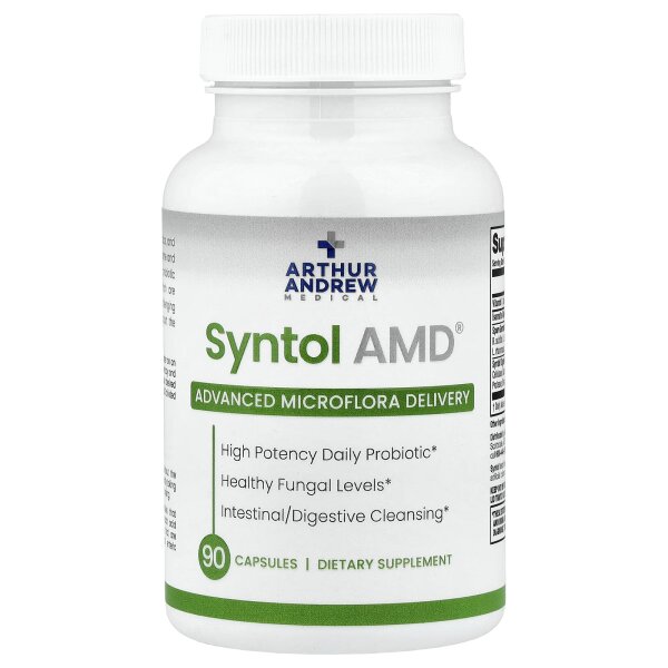 Arthur Andrew Medical, Syntol AMD, fortgeschrittene Mikrofloralieferung, 500 mg, 90 Kapseln