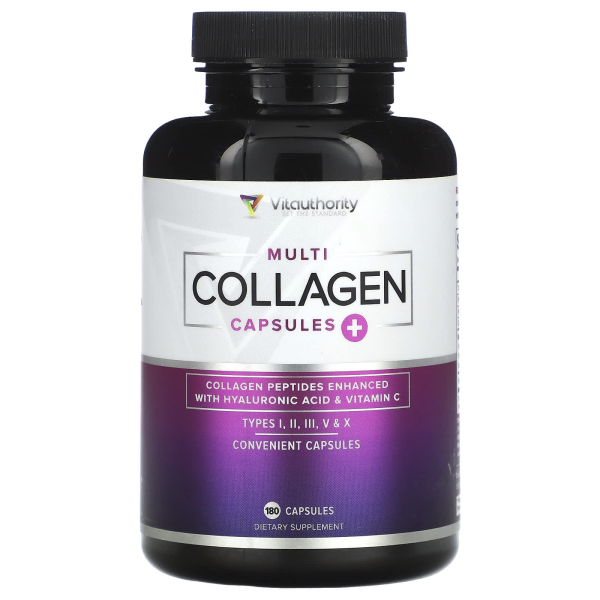 Vitauthority, Multi Collagen Capsules+, 180 Kapseln