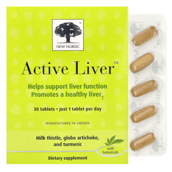 New Nordic, Aktive Leber, 30 Tabletten - DE Versand