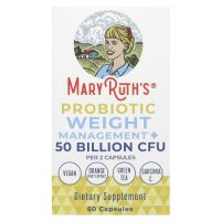 MaryRuths, Probiotic Weight+ Management, 50 Milliarden, 60 Kapseln