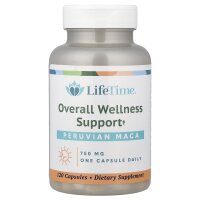 LifeTime Vitamins, Peruanisches Maca, 750 mg, 120 Kapseln