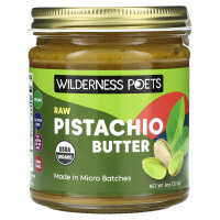 Wilderness Poets, Rohe Bio-Pistazienbutter, 227 g