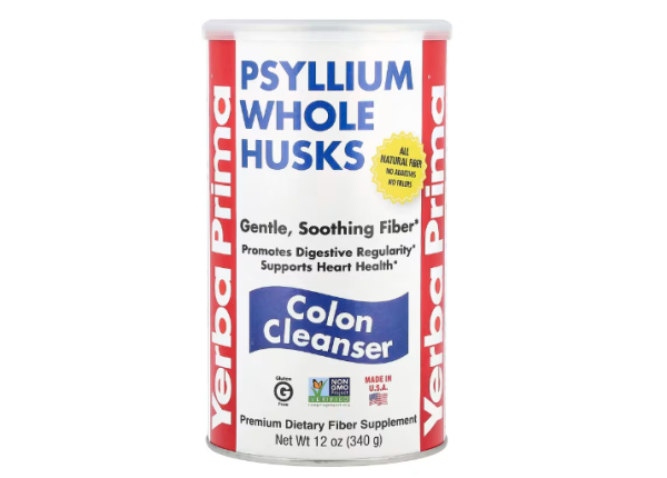 Yerba Prima, Flohsamenschalen, Dickdarmreiniger, 340 g