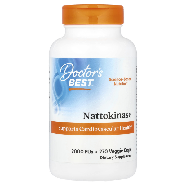 Doctors Best, Nattokinase, 2.000 FUs, 270 vegetarische Kapseln